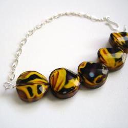 Yellow & Plum Bracelet